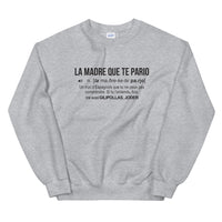 Thumbnail for Definition La madre que te pario - Espagne - Sweatshirt - Ici & Là - T-shirts & Souvenirs de chez toi