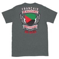 Thumbnail for T-shirt Martinique gris foncé - Français, Belge, Suisse, Canadien