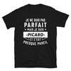 T-shirt Picard noir - Fierté locale avec humour