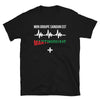 T-shirt Martiniquais noir - Groupe sanguin humoristique