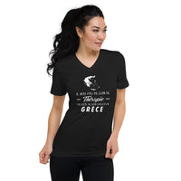 Thumbnail for T-shirt Grèce blanc dos - Pas besoin de thérapie, juste du soleil