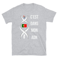 Thumbnail for T-shirt Portugal gris sport - ADN Portugais en fierté
