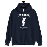 Thumbnail for Sweatshirt Portugal bleu marine - Le Portugal là où mon histoire commence