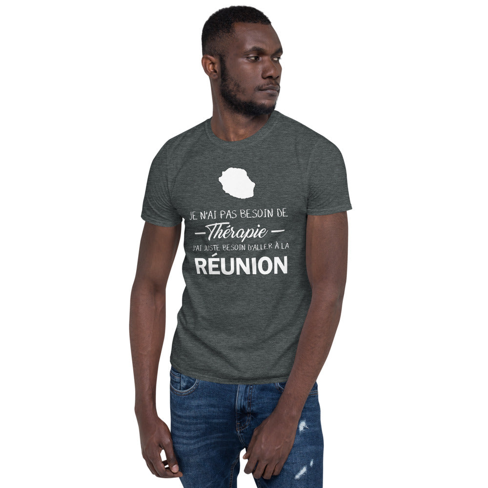 Thérapie Réunion - T-shirts Unisexe Standard - Ici & Là - T-shirts & Souvenirs de chez toi