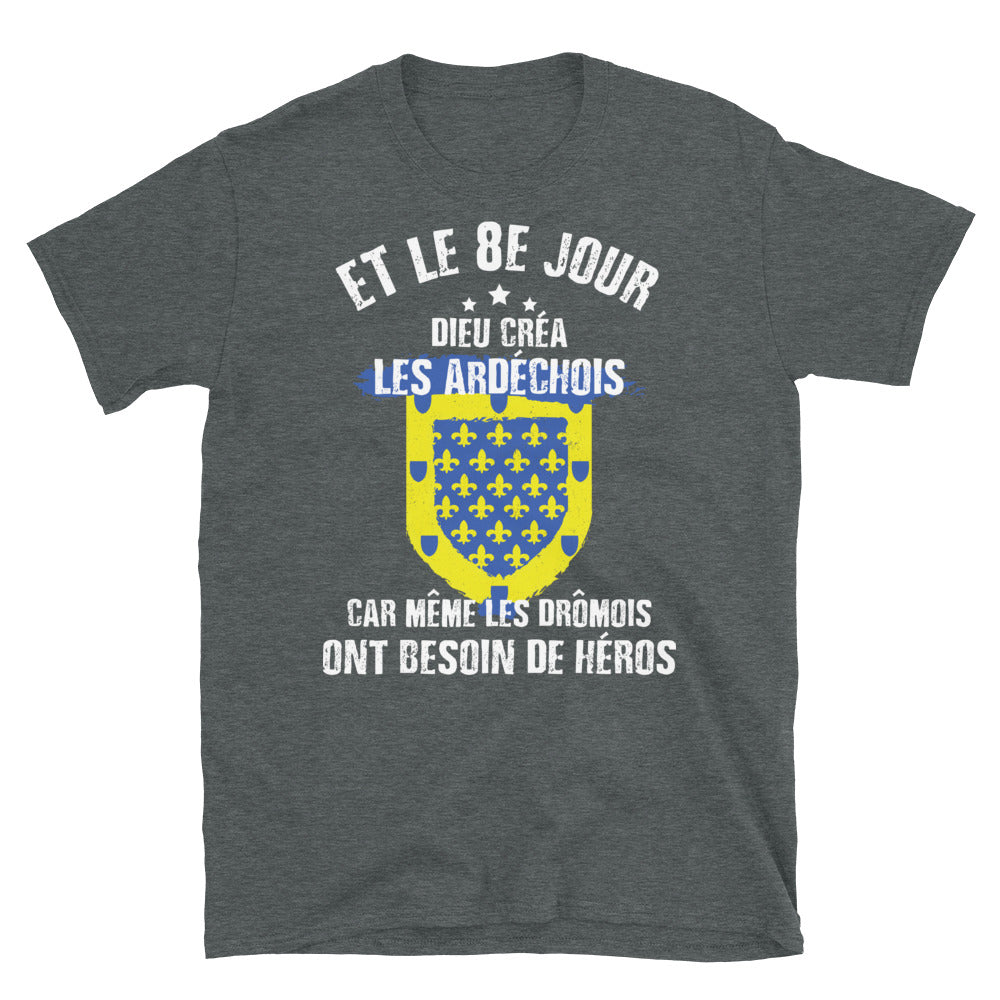 8e-jour-ardechois T-shirt Standard - Ici & Là - T-shirts & Souvenirs de chez toi