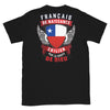 T-shirt Belgique noir - Français, Belge, Suisse, Canadien