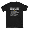 T-shirt Auvergne noir - Je jure beaucoup