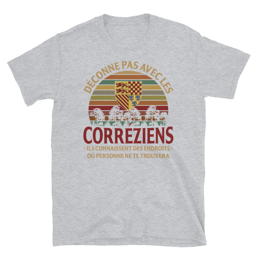 Endroits Corréziens - T-shirt Standard - Ici & Là - T-shirts & Souvenirs de chez toi