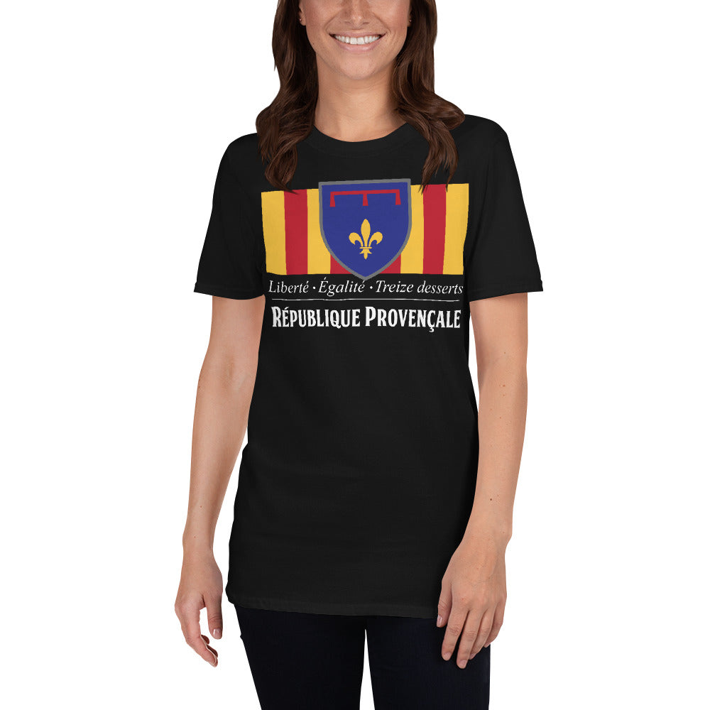 T-shirt Provence bleu marine dos - Liberté, Égalité, Treize desserts