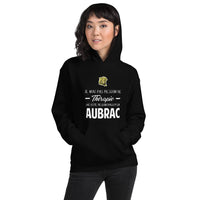 Thumbnail for Sweatshirt Aveyron bleu marine dos - Thérapie par l'Aubrac humoristique