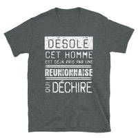 Thumbnail for Désolé pris par un Réunionnaise -  T-Shirt standard - Ici & Là - T-shirts & Souvenirs de chez toi