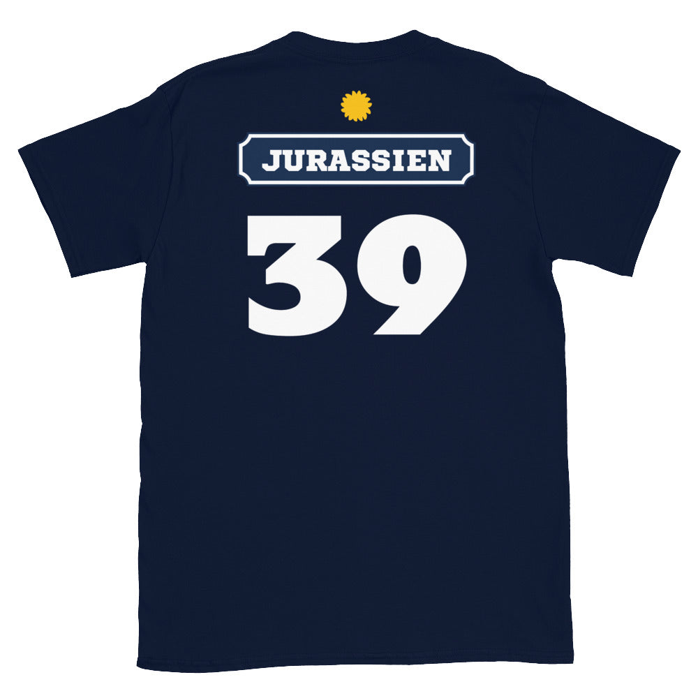 T-shirt Jurassien 39 noir - Fierté du Pastis local