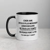Mug confinement 2020 noir - Joyeux anniversaire décalé