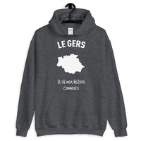 Thumbnail for Sweatshirt Gers gris foncé - Mon histoire commence avec humour