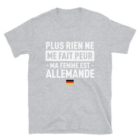Thumbnail for T-shirt Allemagne bleu marine dos - Ne cherchez plus, ma femme est là