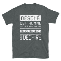 Thumbnail for T-shirt Hongroise bleu marine - Désolé ce mec est pris