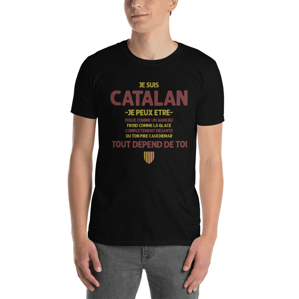 Catalan tout depend de toi - T-shirt Standard - Ici & Là - T-shirts & Souvenirs de chez toi