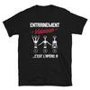 T-shirt Valaisan noir - Design humoristique et local