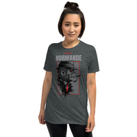 Thumbnail for T-shirt Normandie bleu marine - Mafia Normande avec humour