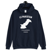 Thumbnail for Sweatshirt Pakistan bleu marine - Mon histoire commence ici