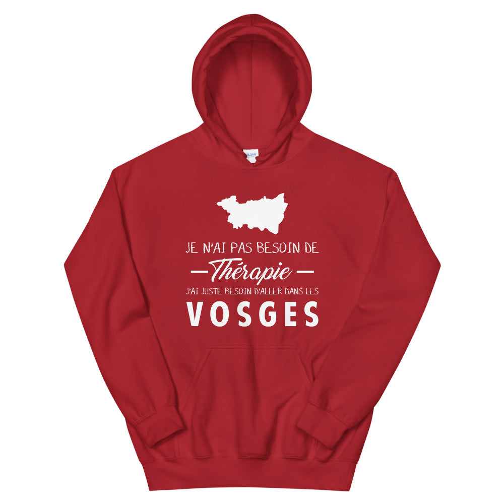 Sweatshirt Vosges rose clair dos - Pas besoin de thérapie
