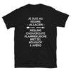 T-shirt Alsace noir - Fierté et humour local