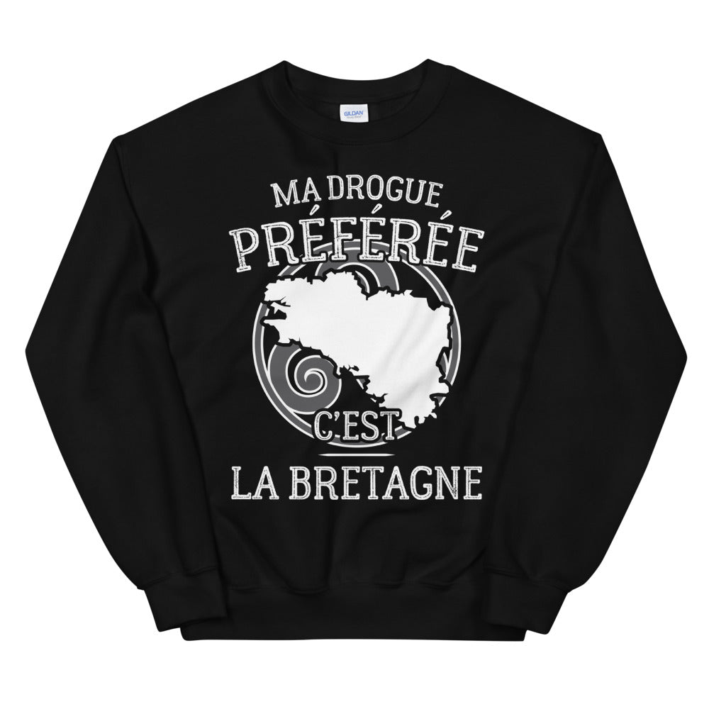 Drogue pref : La Bretagne - Sweatshirt - Ici & Là - T-shirts & Souvenirs de chez toi