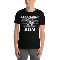 Thumbnail for T-shirt Bretagne noir dos - ADN local avec triskel