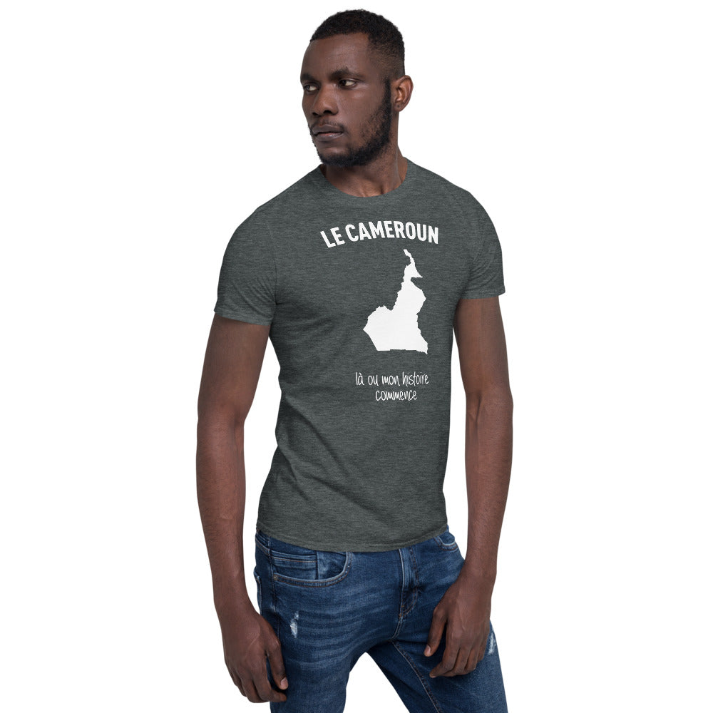 Le Cameroun là où mon histoire commence - T-shirt Standard - Ici & Là - T-shirts & Souvenirs de chez toi