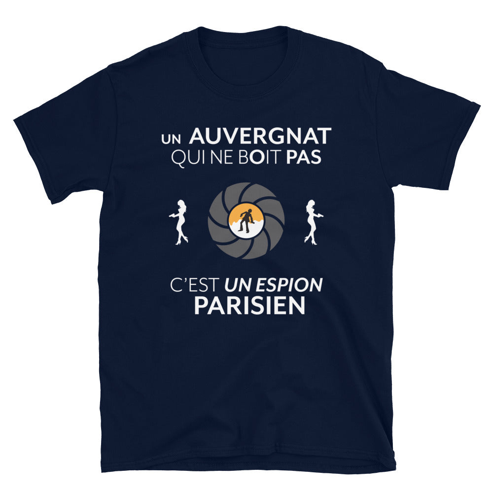 Espion en Auvergne -  T-Shirt standard - Ici & Là - T-shirts & Souvenirs de chez toi