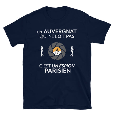 Espion en Auvergne -  T-Shirt standard - Ici & Là - T-shirts & Souvenirs de chez toi