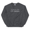Sweatshirt Cantalouse noir - fée pas chier cette cantalouse