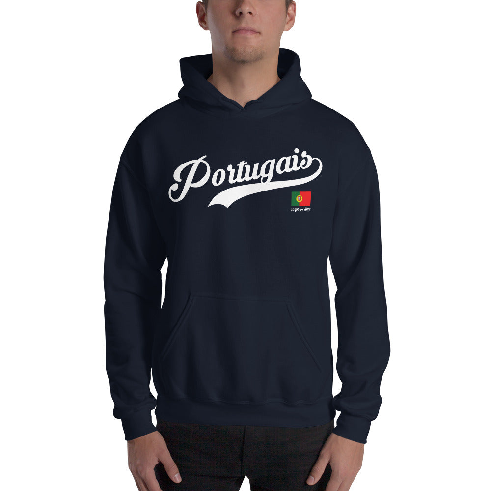 Sweatshirt Portugal noir dos - Corps & âme pour soirées fraîches