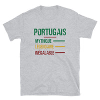 Thumbnail for Portugais - Mythique - Légendaire - Inégalable - T-shirt Standard - Ici & Là - T-shirts & Souvenirs de chez toi