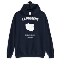 Thumbnail for Sweatshirt Pologne bleu marine - Mon histoire commence ici