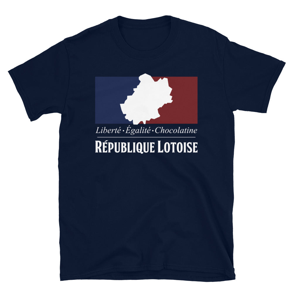 République Lotoise - T-shirts Unisexe Standard - Ici & Là - T-shirts & Souvenirs de chez toi