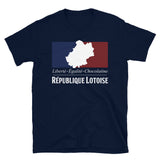 République Lotoise - T-shirts Unisexe Standard - Ici & Là - T-shirts & Souvenirs de chez toi