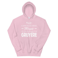 Thumbnail for Pas besoin de Thérapie Gruyere - Sweatshirt à capuche - Ici & Là - T-shirts & Souvenirs de chez toi