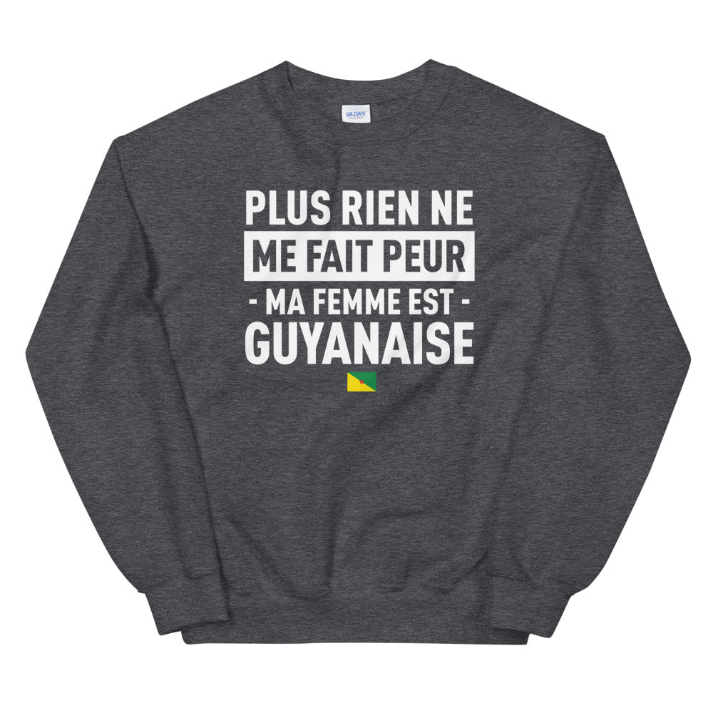 Sweatshirt Guyanaise bleu marine - Ma femme est Guyanaise