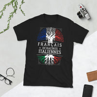 Thumbnail for T-shirt Italie bleu marine - Arbre des racines italiennes
