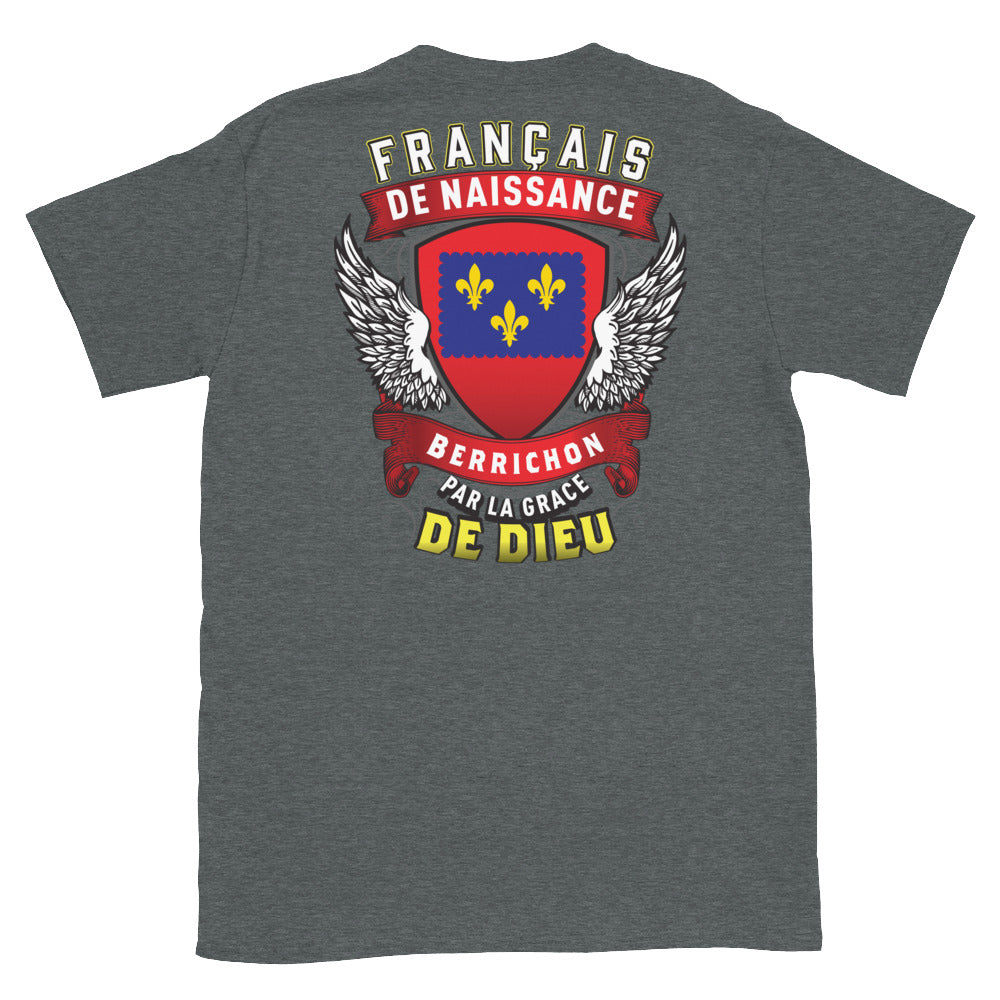 T-shirt Belgique gris foncé - Fierté et humour de nos origines