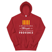 Thumbnail for Sweatshirt Provence bleu marine dos - Pas besoin de thérapie