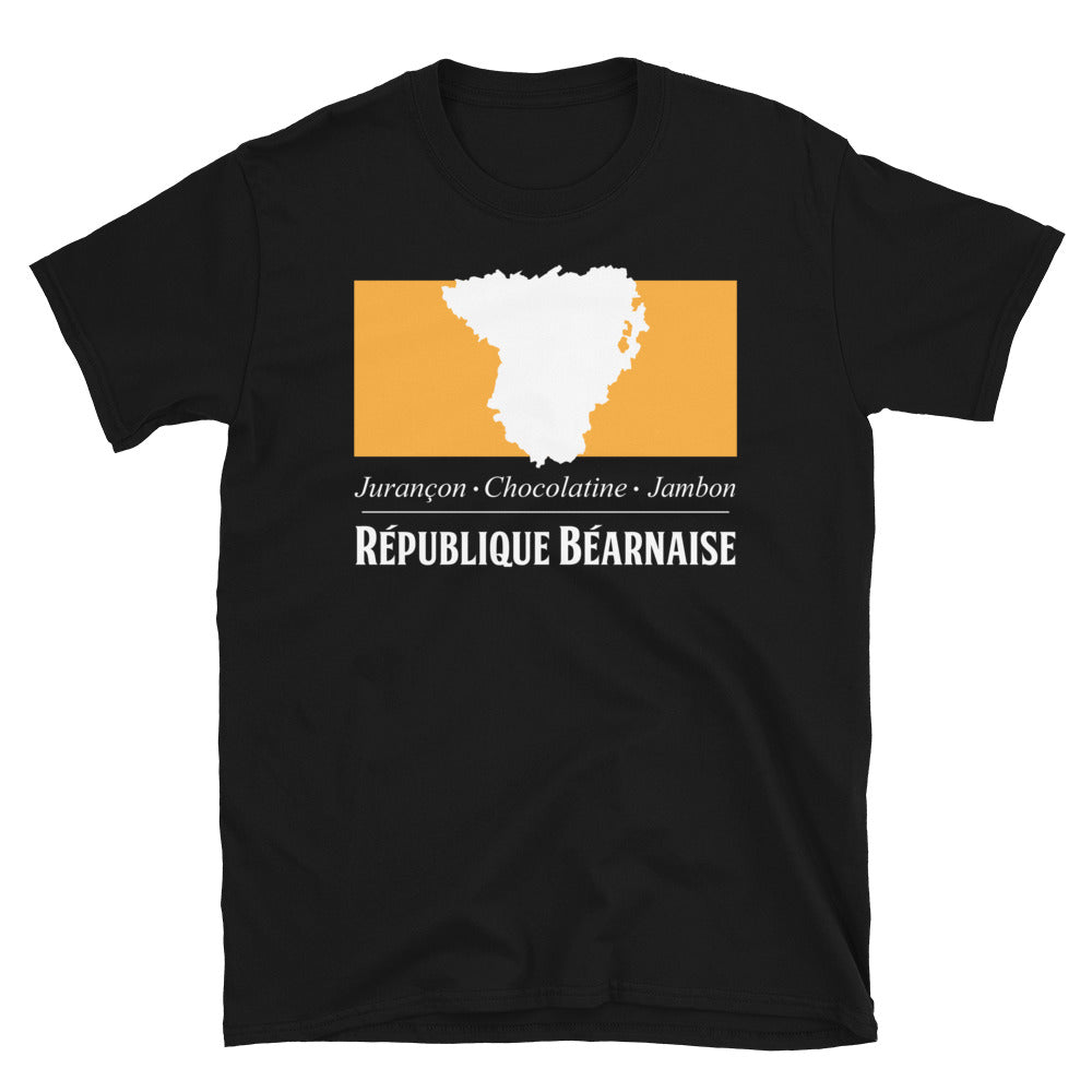 T-shirt Béarn noir - Fierté locale et confort au quotidien