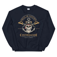 Thumbnail for Sweatshirt Aveyron gris foncé dos - Fierté des pirates locaux
