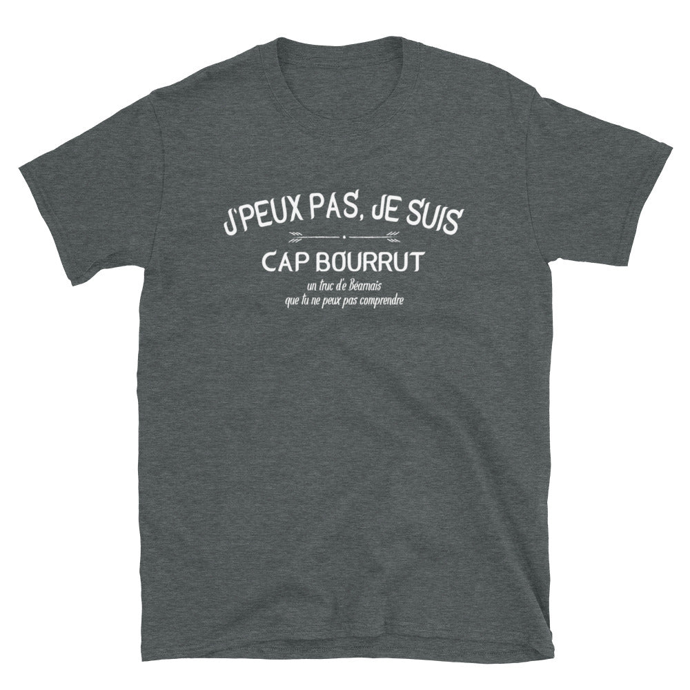 T-shirt Béarn gris foncé - J'peux pas Cap Bourrut