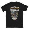 T-shirt Portugal noir - Je suis grincheux et portugais