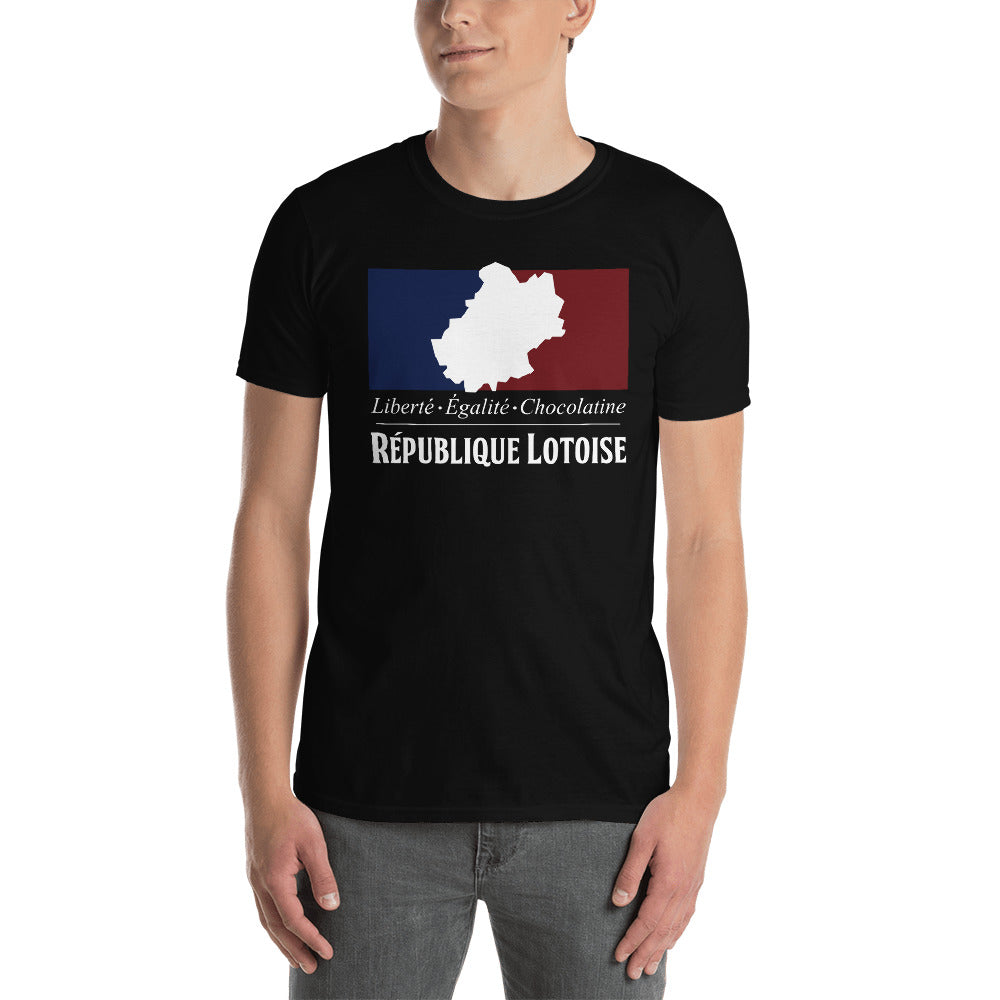 République Lotoise - T-shirts Unisexe Standard - Ici & Là - T-shirts & Souvenirs de chez toi