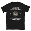 T-shirt Picardie noir - Le gars qui ne boit pas c'est un espion
