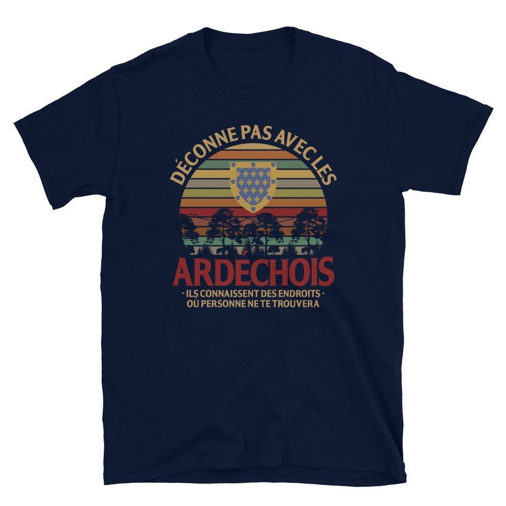 Ardéchois Endroit - T-shirt Standard - Ici & Là - T-shirts & Souvenirs de chez toi