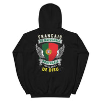Thumbnail for Sweatshirt Portugal noir - Fierté et humour à porter